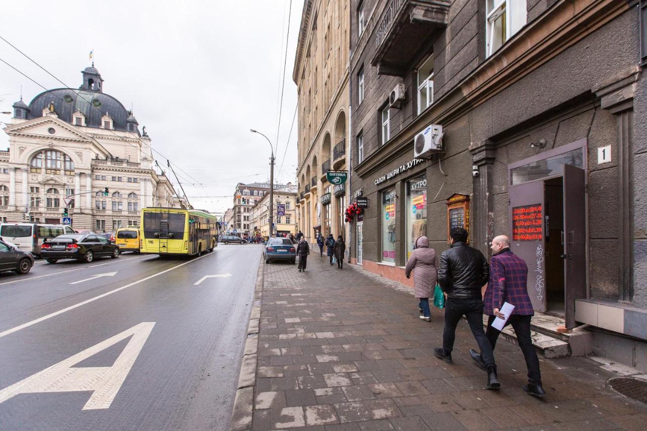 Апартаменти Біля Оперного Центр Краща Локація 2 Кімнати Lviv Eksteriør billede